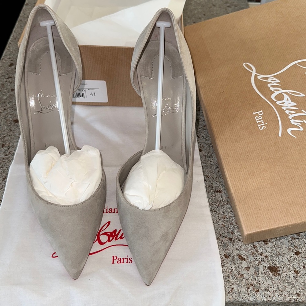 Iriza 100 pump Velours color Goose size 41